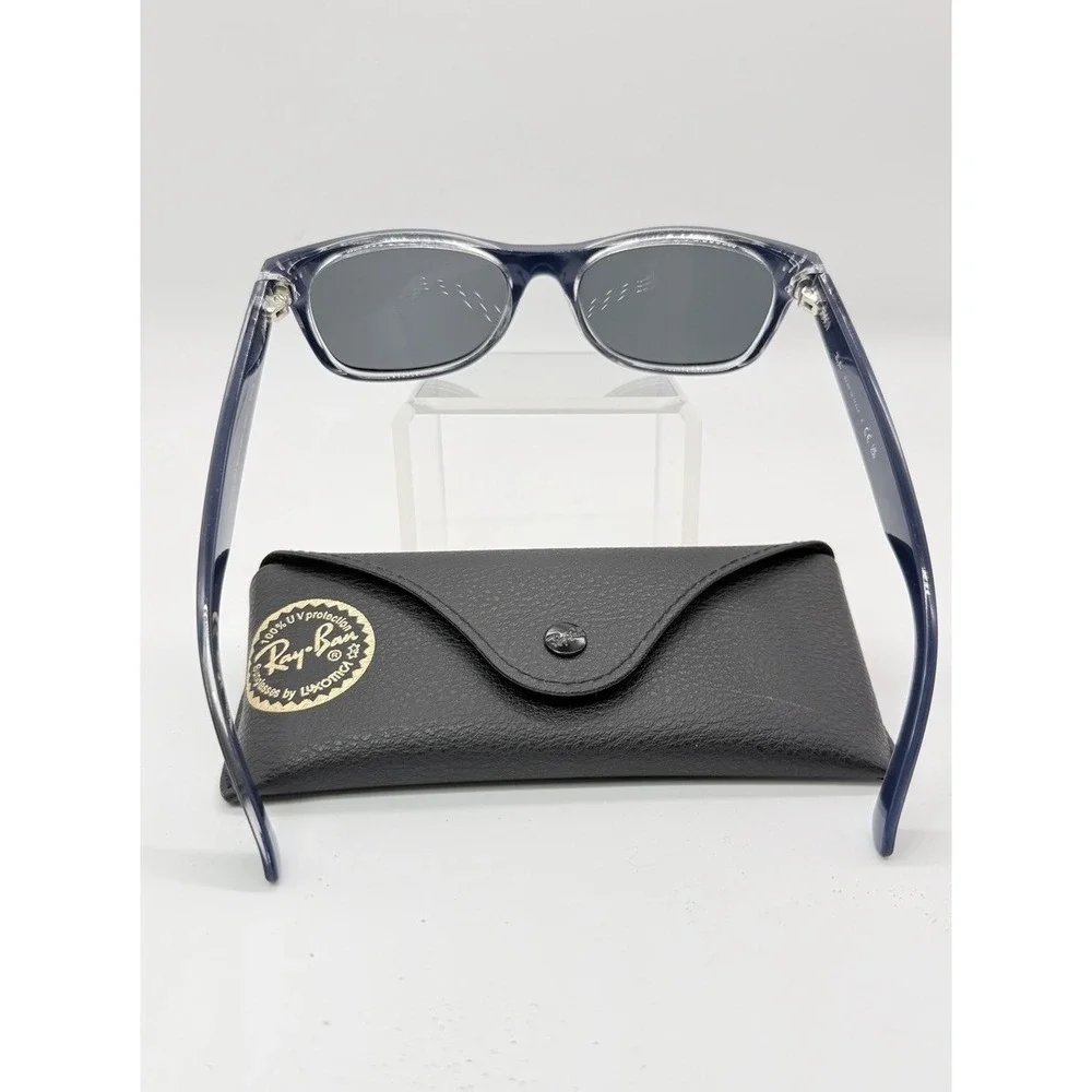 Ray-Ban RB2132 New Wayfarer Rx Sunglass Frames Blue Clear 55-18 145 Italy W/Case